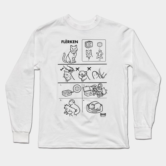 Flërken Assembly Instructions Long Sleeve T-Shirt by sketchboy01